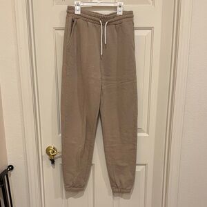 Tan Jogger Pants
